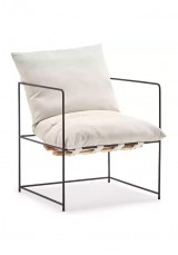 Aslan Lounge Chair - Ivory White Linen Aslan Lounge Chair - Ivory White Linen